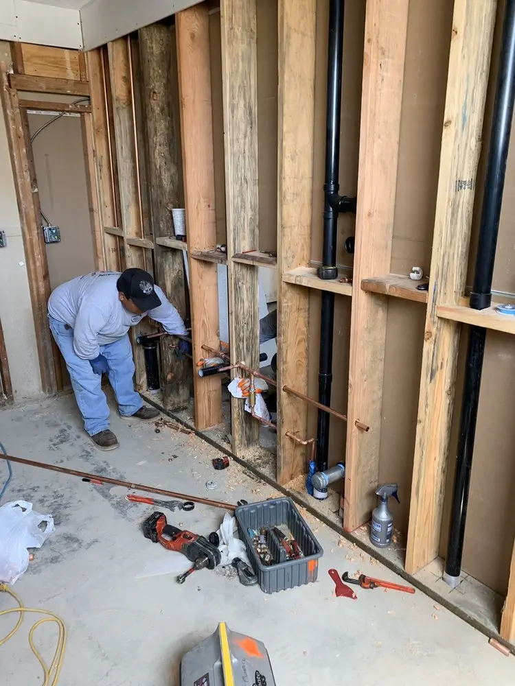 Commercial rough-in plumbing for Trenchless Sewer Repair in Gulf Coast